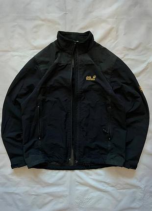 Jack wolfskin softshell black ветровка куртка