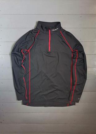 Спортивный лонгслив reusch zip велонгслив беговая коита мужская демисезонная salomon haglofs