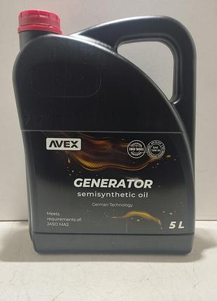 Avex масло моторное generator 10w30 5л