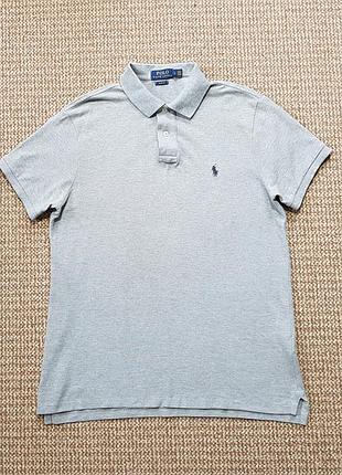 Ralph lauren поло футболка slim fit оригинал (l)