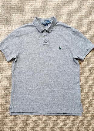 Ralph lauren поло футболка slim fit оригинал (l)