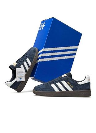 Женские кроссовки adidas spezial navy white
