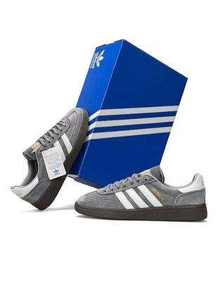 Женские кроссовки adidas spezial light grey white