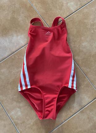 Дитячий злитий купальник adidas 3 bars sol st