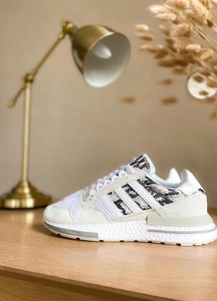 Adidas zx 500 rm white/blue🆕шикарные кроссовки адидас🆕купить наложенный платёж7 фото