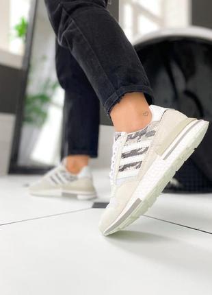 Adidas zx 500 rm white/blue🆕шикарні кросівки адідас🆕купити накладений платіж10 фото