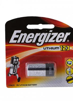 Energizer батарейка cr123
