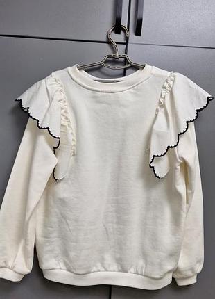 Джемпер, свитшот h&amp;m на девочку 8-10y.