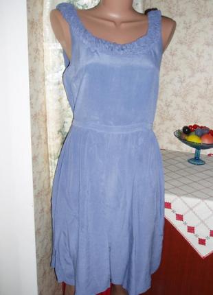 Шелковое платье topshop р. 38 (m)