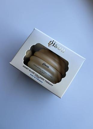 Новинка! колагенова маска для губ gisou  honey glaze collagen therapy lip mask