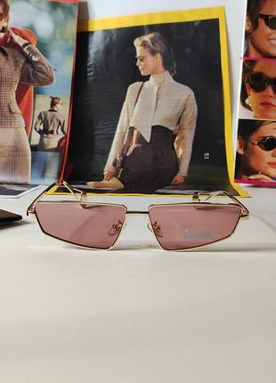 👓👓 солнцезащитные очки в золотистой увесистой оправе 👓👓