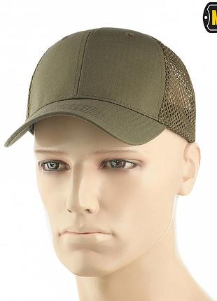 M-tac бейсболка с сеткой flex рип-стоп dark olive