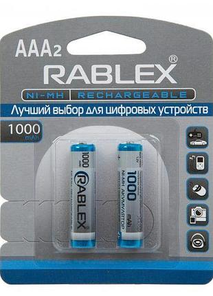 Аккумулятор rablex hr3/aaa ni-mh 1000mah 1.2v 1 шт.