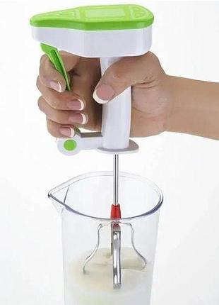 Миксер ручной механический easy flow blender, разные цвета
