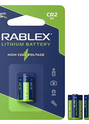 Батарейка rablex cr2, 3v 1шт. на блистере