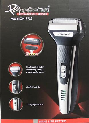 Електробритва gemei gm-7723