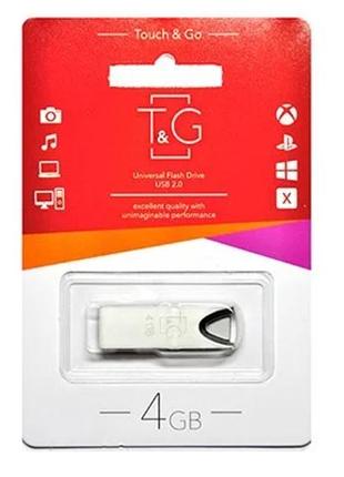 Usb флеш t&g метал серия 4gb/ tg117 (гарантия 3года)