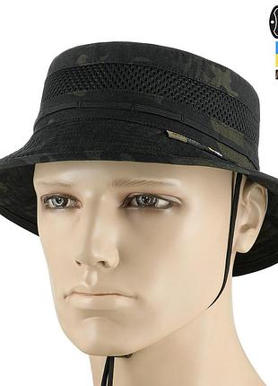 M-tac панама с сеткой nyco extreme multicam black