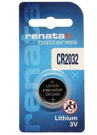 Батарейки-таблетки renata cr2032 / 3v блистер 1шт.
