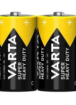 Батарейка varta super heavy duty r14 / солевая