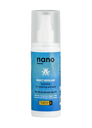Nano formula засіб для тканини від комарів, кліщів, мух 100 мл. (extreme)