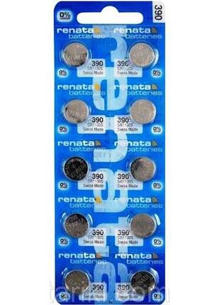Батарейки-таблетки renata 390 / sr1130/ 10шт. на блистере