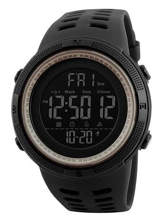 Часы наручные skmei 1251bn,black-brown, 11512