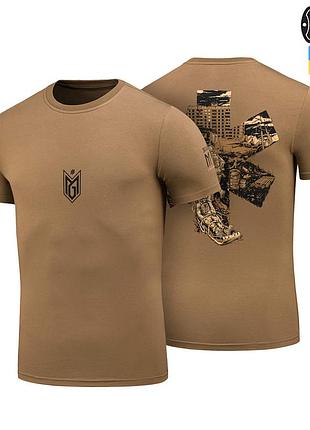 M-tac футболка бойового медика 3 ошбр coyote brown