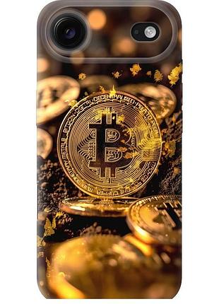 Чехол силиконовый на телефон iphone 17 air золотая лихорадка биткойна "6089u-4032-58250"
