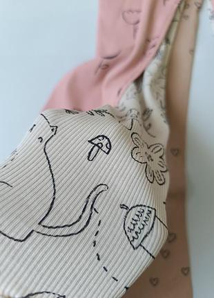 Набір лосін в рубчик george 110 116 4