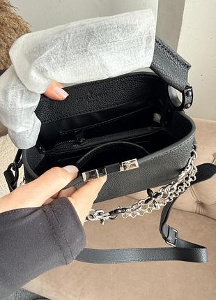 Сумка capucines mini black 8