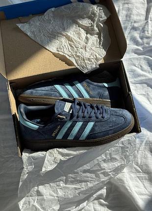 Кроссовки adidas spezial handball blue