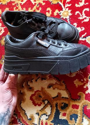 Женские кожаные кроссовки puma