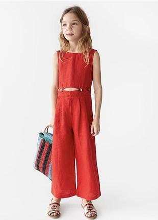 Лляний комбінезон зара zara, 8-9 років