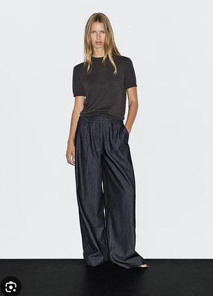 Брюки палаццо massimo dutti