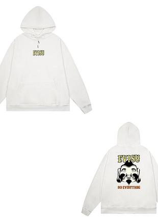 Худі evisu білі 7