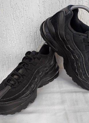 Кожанние кроссовки nike air max 95 р.38