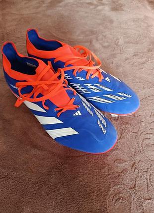 Футбольные бутсы adidas predator 24 pro. размер 44-44.5