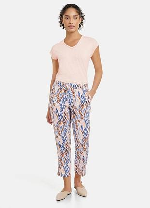 Gerry weber базові лляні штани 7/8