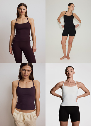 Спортивний топ softmove із вбудованим бюстгальтером h&m