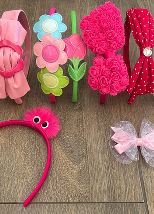 Б/у обручи для девочки gymboree, crazy8, набор брендовых аксессуаров