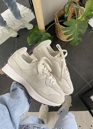 Кроссовки кросівки new balance 327 beige