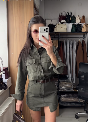 Джинсовый сарафан платье 3