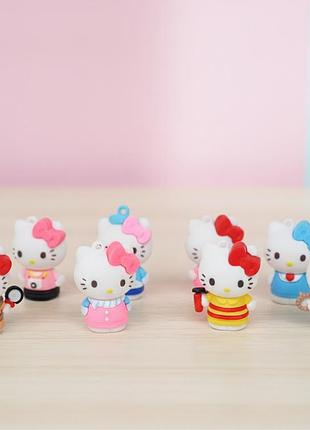 Фигурки привет котти hello kitty хеллоу котти детские игрушки брелки 8 шт 4,5 см