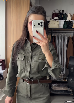 Джинсовый сарафан платье 5