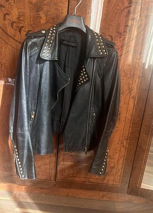 Куртка zara кожа