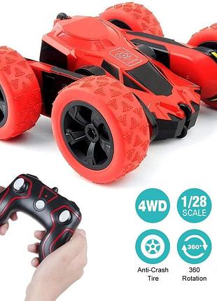 Трюковая машинка детская радиоуправляемая машинка-перевертыш fancy stunt 4wd