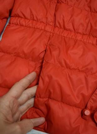 Осенняя куртка, легкий микропуховик 90% пуха, пуховая куртка с регулировкой талии р м/l3 фото