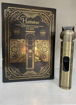 Б/у профессиональный триммер для бороды и волос hatteker ht-609 8-в-1, amazon, профессиональный многофункциональный металлический