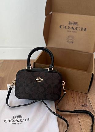 Coach mini, натуральна шкіра